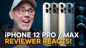 iPhone 12 Pro & iPhone 12 Pro Max — In-Depth Reaction!