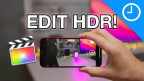 Final Cut Friday - How to edit and publish iPhone 12 HDR video with FCP X