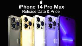 iPhone 14 Pro Release Date and Price – The COLORS have been LEAKED!