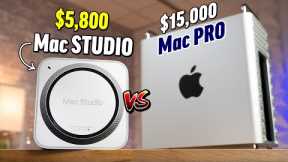 Mac Studio vs Mac Pro - M1 Ultra will BLOW your Mind! ?