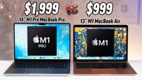 14 MacBook Pro vs M1 MacBook Air - Worth $1,000 MORE? ?