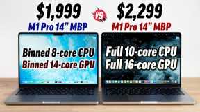 Base vs Full 14 M1 Pro MacBook Pro - Worth $300 MORE? ?