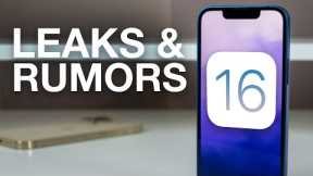 iOS 16 leaks, rumors, & expected features!