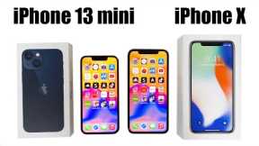 iPhone 13 mini vs iPhone X SPEED TEST