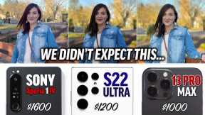 BEST Camera EVER? Xperia 1 IV vs iPhone 13 Pro vs S22 Ultra!