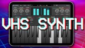 I Tested the ULTIMATE Retro iOS Synth App // Audiokit VHS Synth review