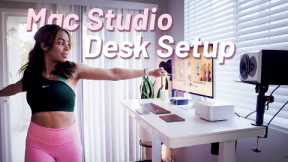 my Mac Studio & Studio Display Desk Setup | aesthetic + functional