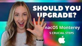 What To Do Before Upgrading to macOS Monterey