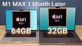 MacBook Pro M1 MAX Review! 1 Month Later 14 and 16!