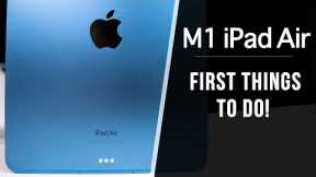 M1 iPad Air 5 (2022) - First 18 Things To Do!