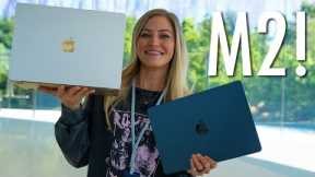 NEW M2 MacBook Air and 13in MacBook Pro!
