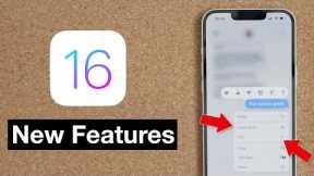 iOS 16: All the New Features You Need to Know About!