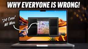 Our BIG Problem with the 24 CORE M1 Max MacBook Pro..