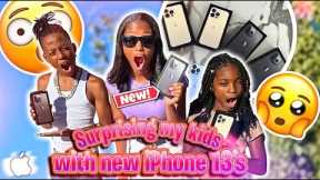 I Surprised My Kids With Brand New Iphone 13's For The Summer!
