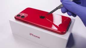iPhone 11 Unboxing Red Edition - ASMR