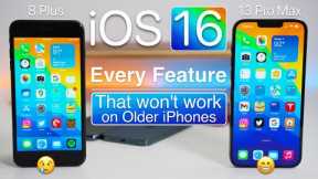 iOS 16 - Every Feature That Doesn't Work On Older iPhones