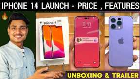 iPhone 14 Pro First Look - Price, Launch Date, Specification, Trailer !! iPhone 14 Unboxing | A16