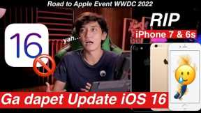 WADUH‼️ iPhone 7 & 6s Ga Bisa Update iOS 16 ? - Apple Event WWDC 2022 Last Minute Leaks