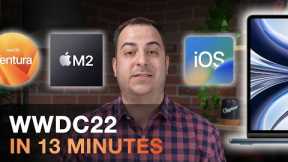 WWDC 2022 | Everything Apple Announced (iOS 16, macOS Ventura, MacBook Air)