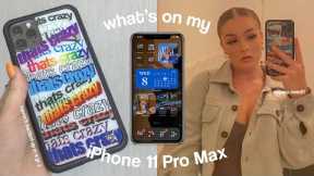 WHAT'S ON MY IPHONE 11 PRO MAX 2022 ?✨