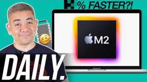 Apple's M2 MacBook Benchmarks are ON FIRE!! & more