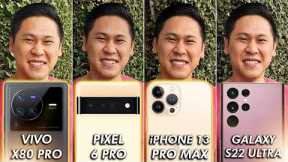 Loser? Galaxy S22 Ultra vs Pixel 6 Pro vs iPhone 13 Pro Max vs Vivo X80 Pro Camera Test Comparison