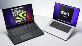 Can the M1 Max MacBook BEAT an Intel/RTX 3080Ti Laptop?