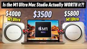 Mac Studio vs 16 MacBook Pro - M1 Ultra vs M1 Max!