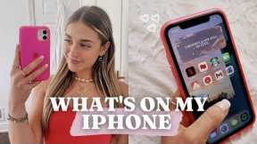 what's on my iphone | simple organization & fave widgets !!