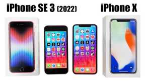 iPhone SE 3 2022 vs iPhone X SPEED TEST