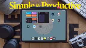 What's on my iPad Pro 2022 - Simple and Productive iPad setup