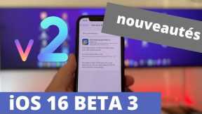 iOS 16 beta 3 nouvelle version (iPhone)  + lien pour installer la beta publique iOS 16