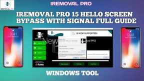 iRemoval PRO IOS 15 HELLO SCREEN BYPASS WITH SIGNAL (FULL GUIDE) #ios #15.6 #hello #screen #bypass