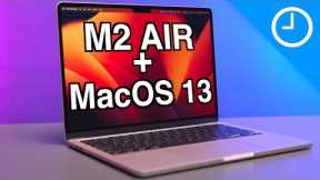 MacOS 13 Beta: How does it run on the M2 MacBook Air?