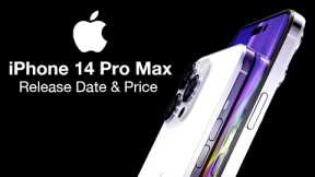 iPhone 14 Pro Max Release Date and Price – LARGER Camera Sensor & Lens LEAK!