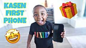SURPRISING KASEN WITH HIS FIRST IPHONE 13 PRO MAX!!!