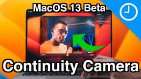 MacOS Ventura: Continuity Camera - Use your iPhone as a Webcam!