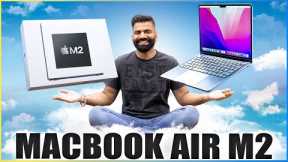 M2 MacBook Air Unboxing & First Look - The Best Portable Laptop🔥🔥🔥