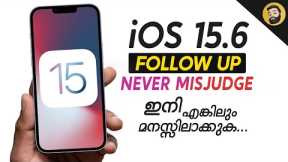 iOS 15.6 Follow UP- in Malayalam