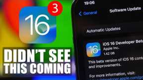 iOS 16 Beta 3 Released - With BIG New Feature !