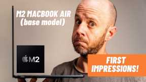 M2 MacBook Air Midnight (BASE MODEL) first impressions | Mark Ellis Reviews