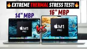 14 vs 16 M1 Pro MacBook Pro - THE ULTIMATE Comparison!