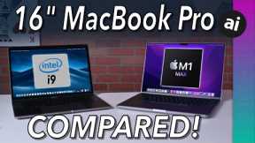2021 M1 Max 16 MacBook Pro VS 2019 Intel i9 16 MacBook Pro! Compared!