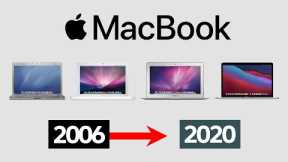 Evolution of Apple Macbook 2006-2020