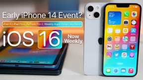 Early iPhone 14 Event, AirPods Pro 2, iOS 16, Apple Watch 8, Deals and more