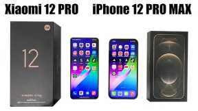 Xiaomi 12 PRO vs iPhone 12 PRO MAX SPEED TEST