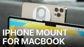 First Look: Belkin's iPhone Mount for MacBook w/ macOS Ventura's Continuity Camera!