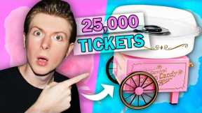 Can I Win a Cotton Candy Machine at the Arcade? (25,000 Tickets)