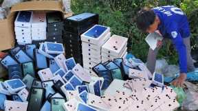 Great Lucky... Found a lot of New Apple iPhone 13 iPhone 13 Mini & iPad in Landfill Near the City