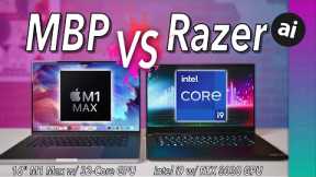 Compared! Razer Blade 15 Advanced VS 16 MacBook Pro M1 Max!